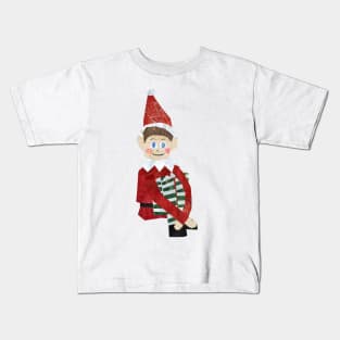 Elf - red Kids T-Shirt